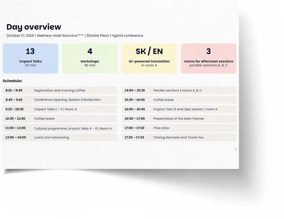 Preuzmite program konferencije